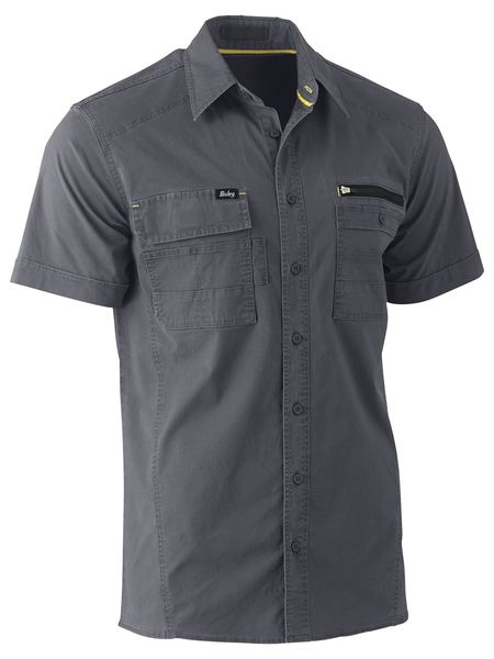 Bisley Flex & Move Utility Work Shirt-Short Sleeve(BS1144)