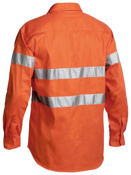Bisley Taped Hi Vis Drill Shirt-(BT6482)