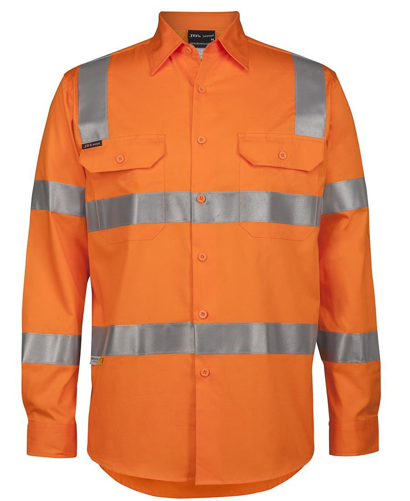 JB's Hi Vis (D+N) L/S 150G Vic Rail Work Shirt (6DNWR)