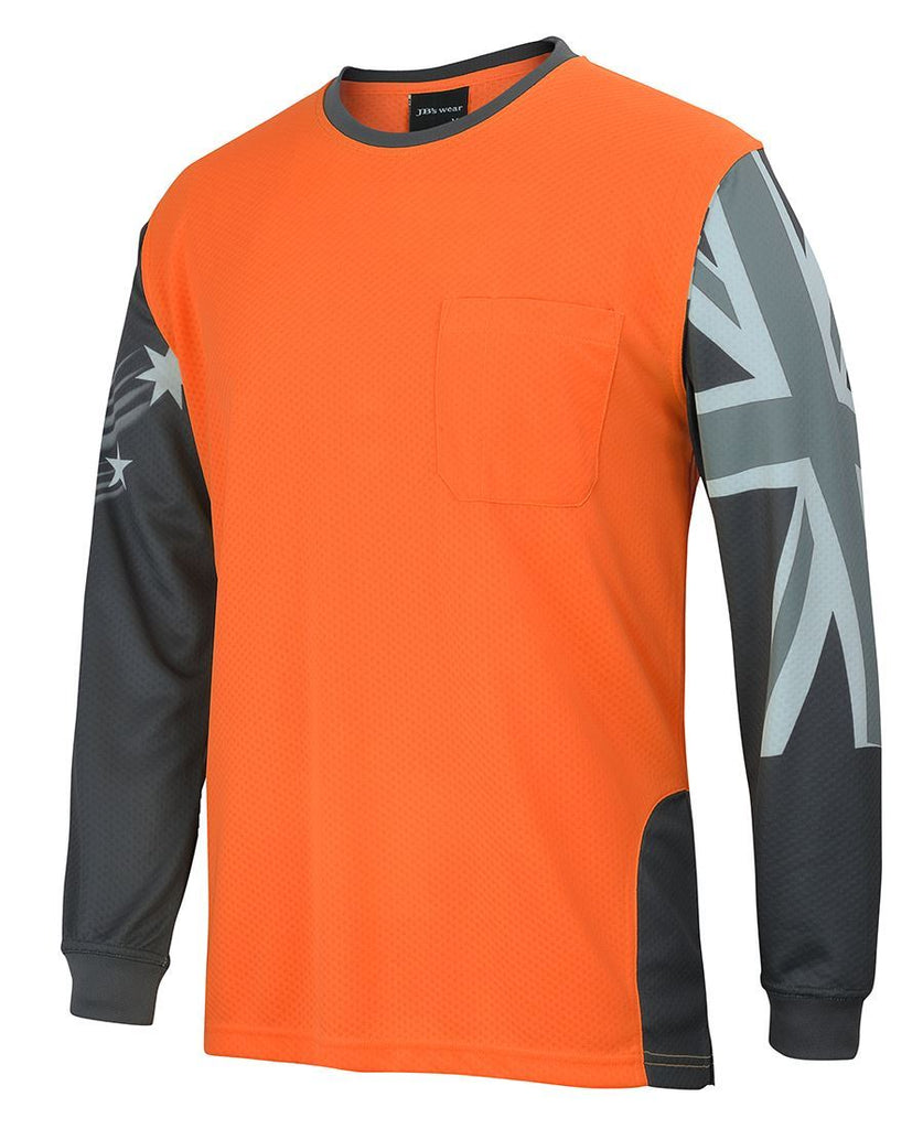 Jb's Hi Vis L/S Southern Cross Tee (6HSCT)