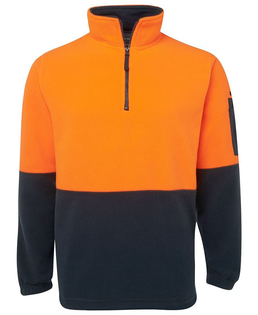 JB's Hi Vis 1/2 Zip Polar Fleece - Adults (6HVPF)