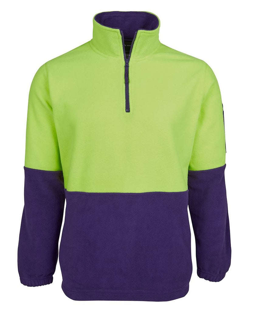 JB's Hi Vis 1/2 Zip Polar Fleece - Adults (6HVPF)