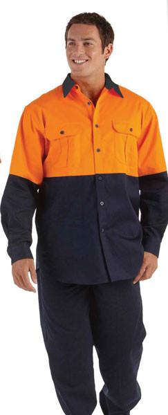 Jb's Hi Vis Long Sleeve 190g Shirt - Adults (6HWL)