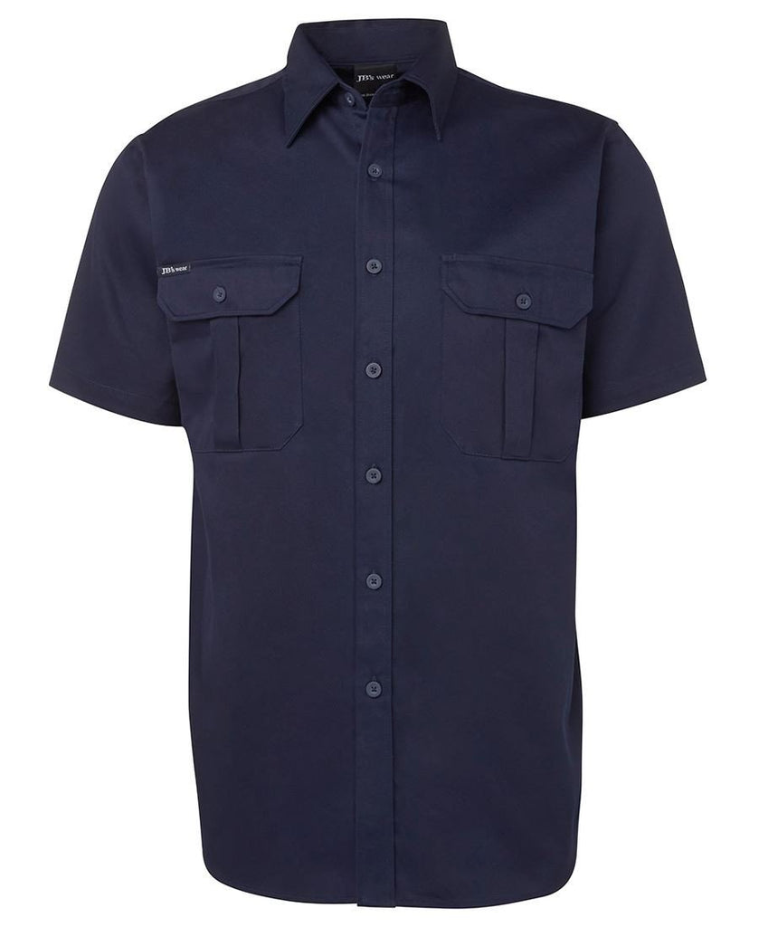 Jb's Short Sleeve 190g Work Shirt (6WSS)