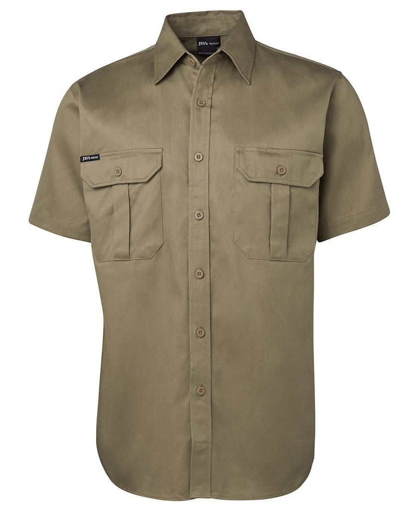 Jb's Short Sleeve 190g Work Shirt (6WSS)