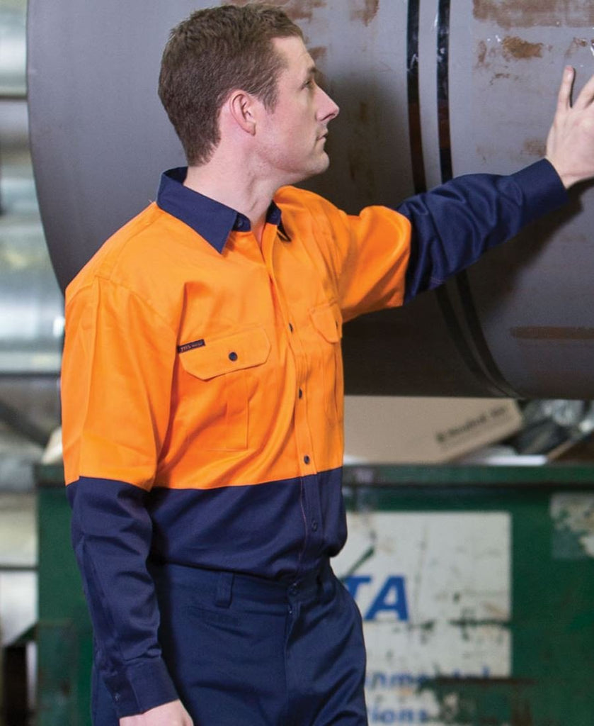 Jb's Hi Vis Long Sleeve 190g Shirt - Adults (6HWL)