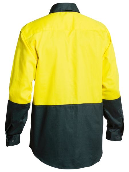 Bisley Hi Vis Drill Shirt - Long Sleeve-(BS6267)