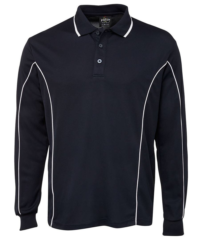 Jb's Podium Long Sleeve Piping Polo (7PIPL) 