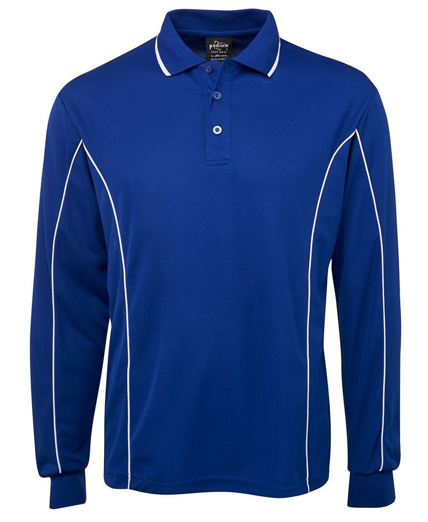 Jb's Podium Long Sleeve Piping Polo (7PIPL) 