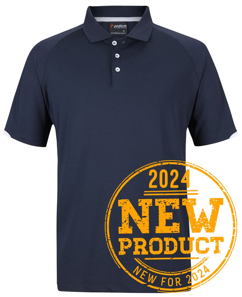 Jb's Podium Contrast Stretch Polo (7STC)