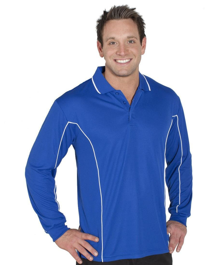 Jb's Podium Long Sleeve Piping Polo (7PIPL) 