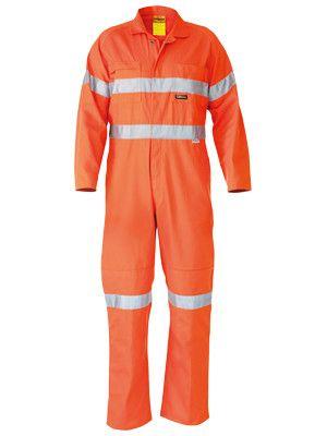 Bisley Taped Hi Vis Lightweight Coverall-(BC6718TW)