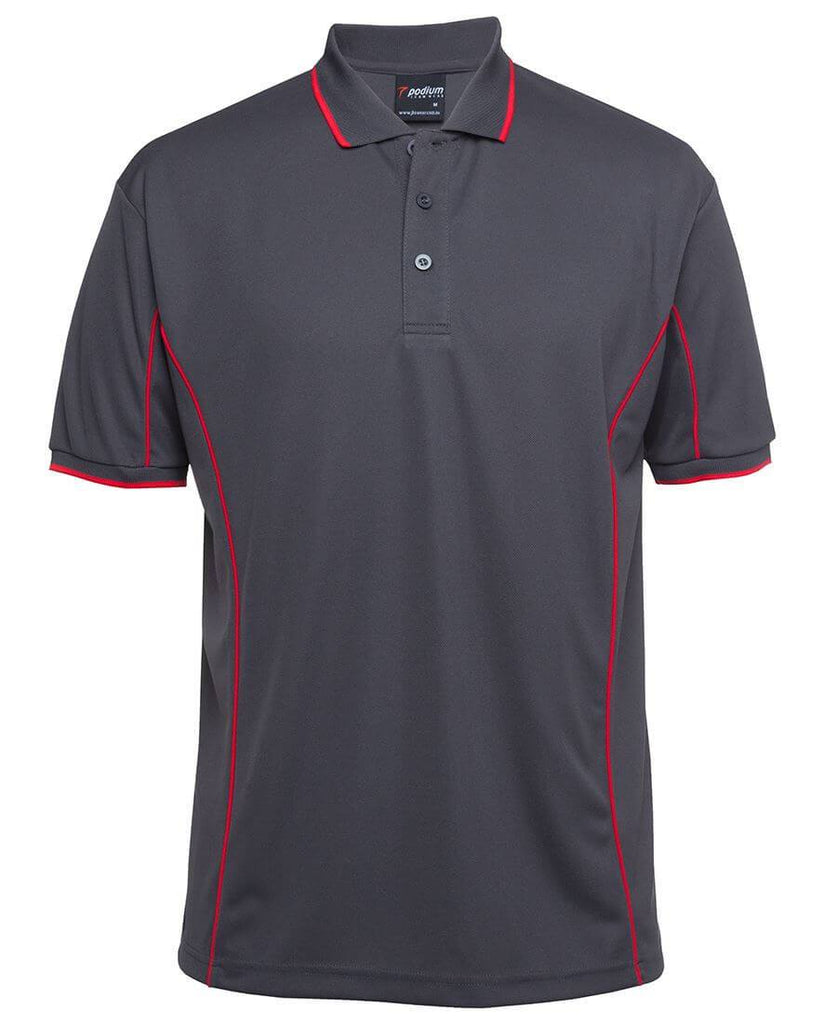 Jb's Adults Podium Short Sleeve Piping Polo(7PIP)