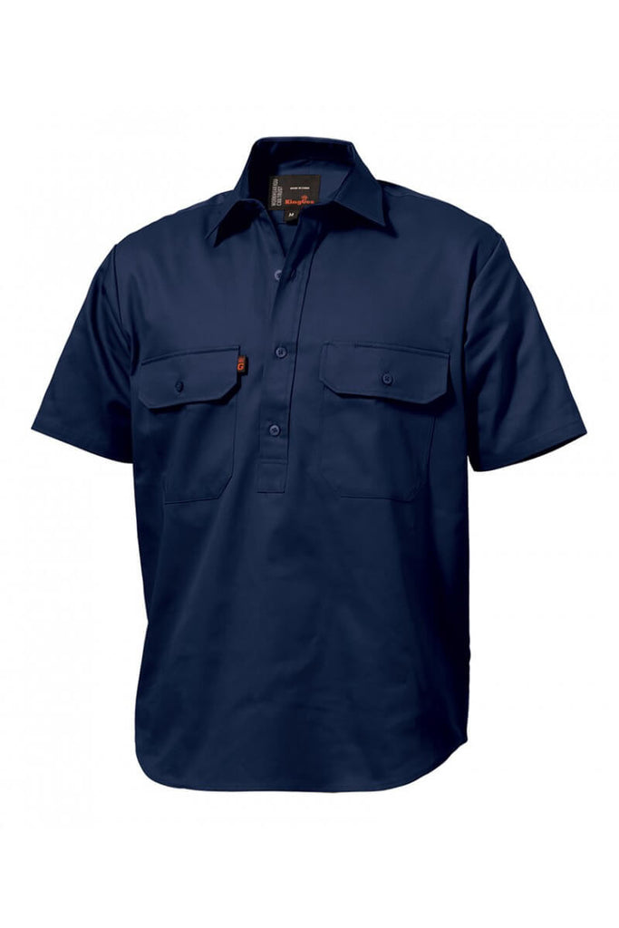King Gee Closed Front Drill Shirt S/S  (K04060)