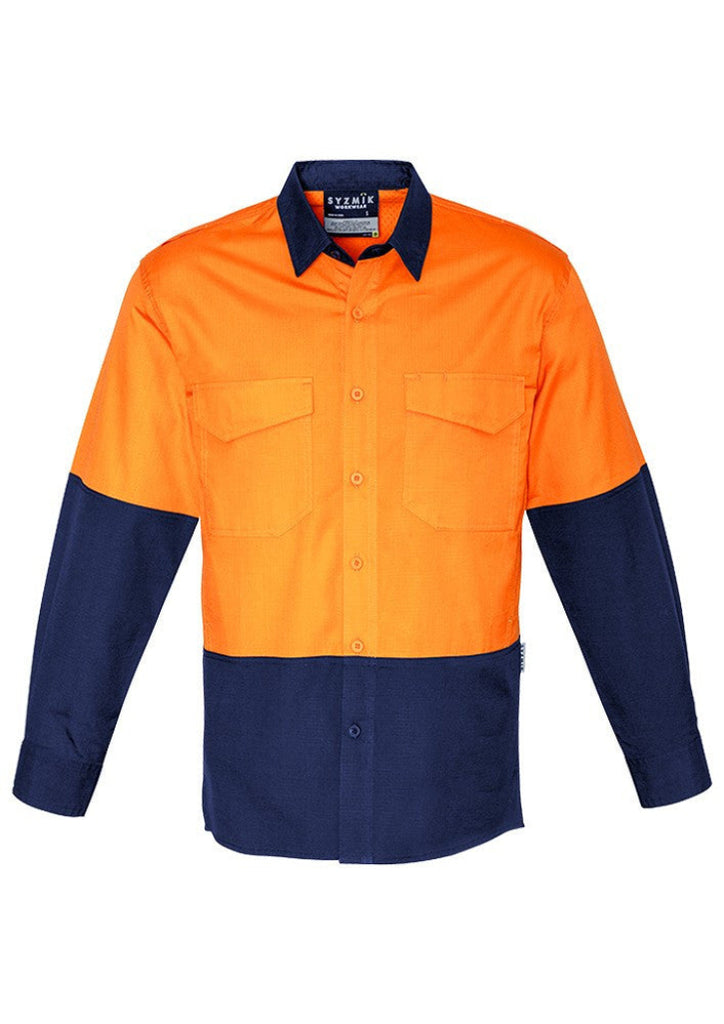 Syzmik Mens Rugged Cooling Hi Vis Spliced Shirt (ZW128)