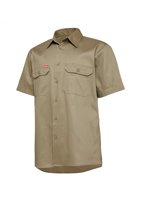 Hard Yakka S/Sl L/Weight Drill Ventilated Shirt (Y04625)