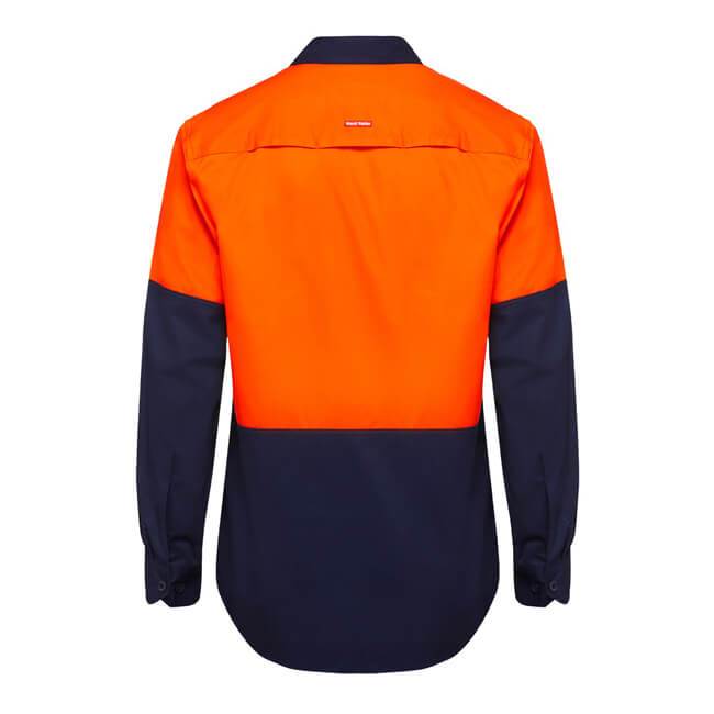 Hardyakka Shirt Long Sleeve 2 Tone Vented (Y07950)