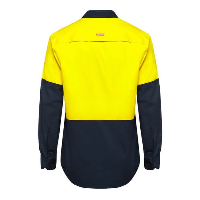 Hardyakka Shirt Long Sleeve 2 Tone Vented (Y07950)