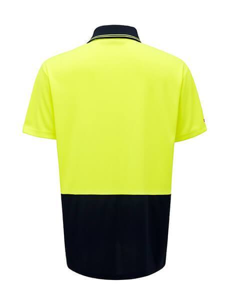 Hard Yakka Hi Vis 2 Tone S/Sl Micro Mesh Polo (Y19605)