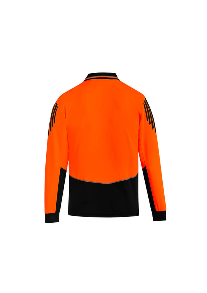 Syzmik Mens Hi Vis Flux L/S Polo (ZH310)