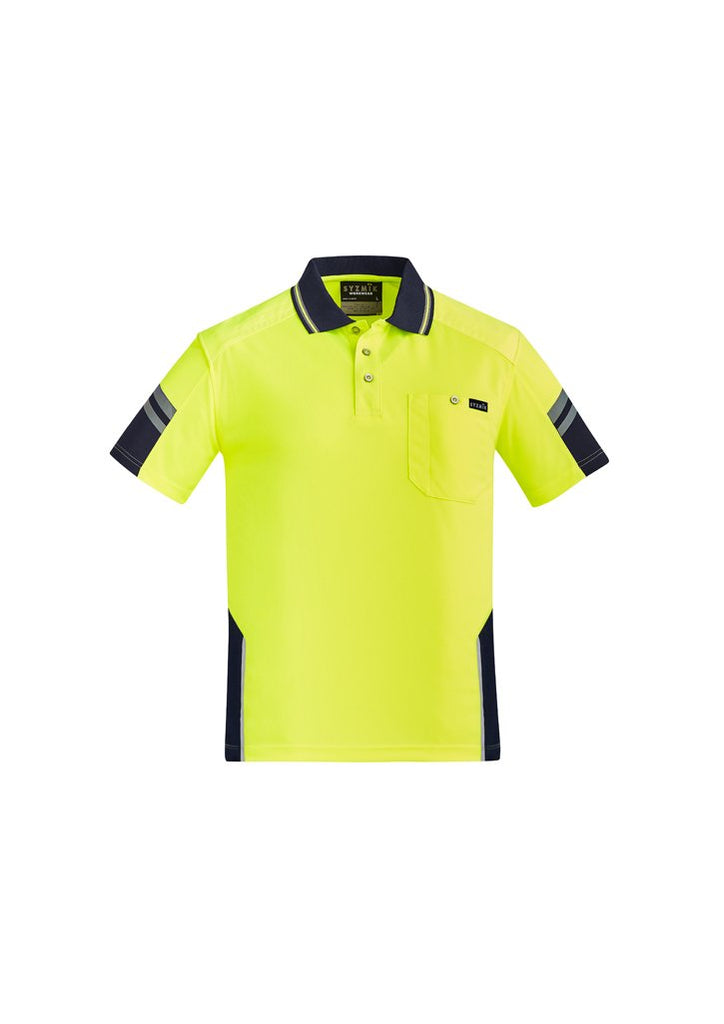 Syzmik Mens Reinforced Hi Vis Squad S/S Polo (ZH465)