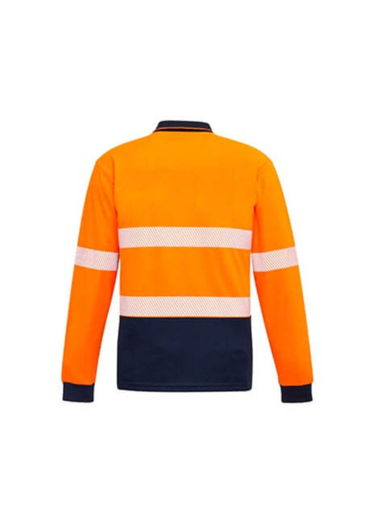 Syzmik Unisex Hi Vis Segmented L/S Polo - Hoop Taped   (ZH530)