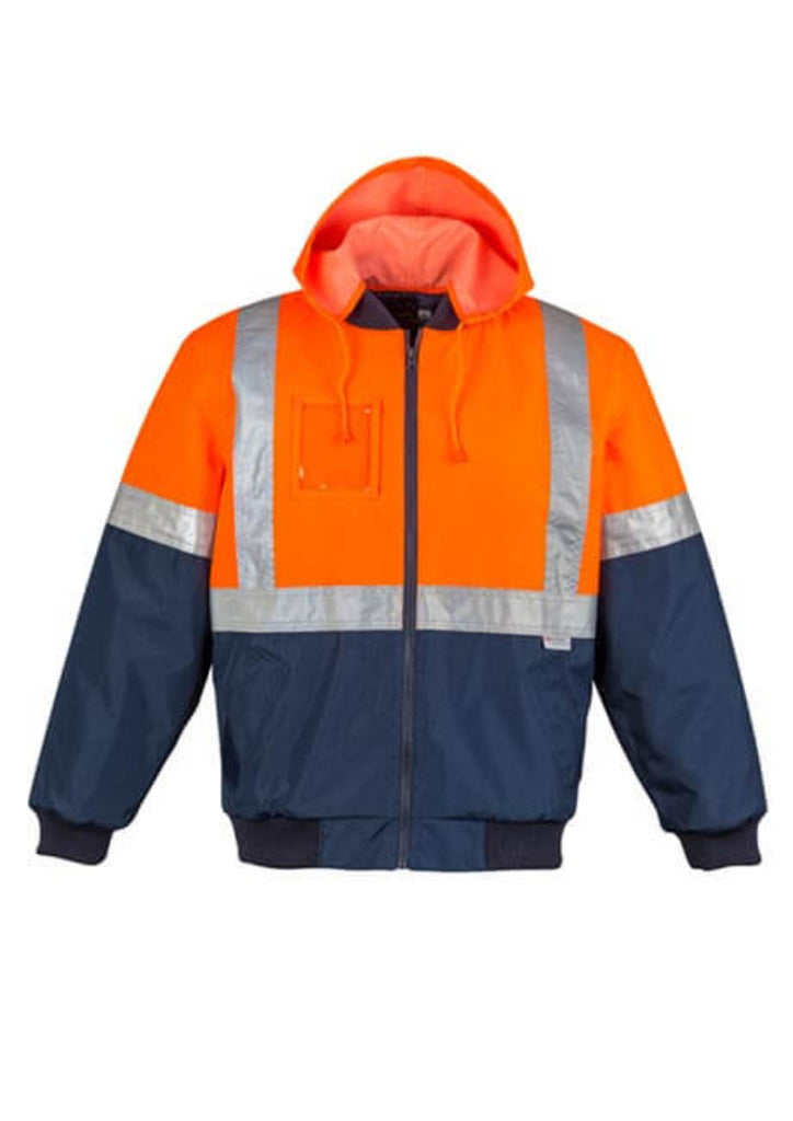 Syzmik Mens Hi Vis Quilted Flying Jacket (ZJ351)