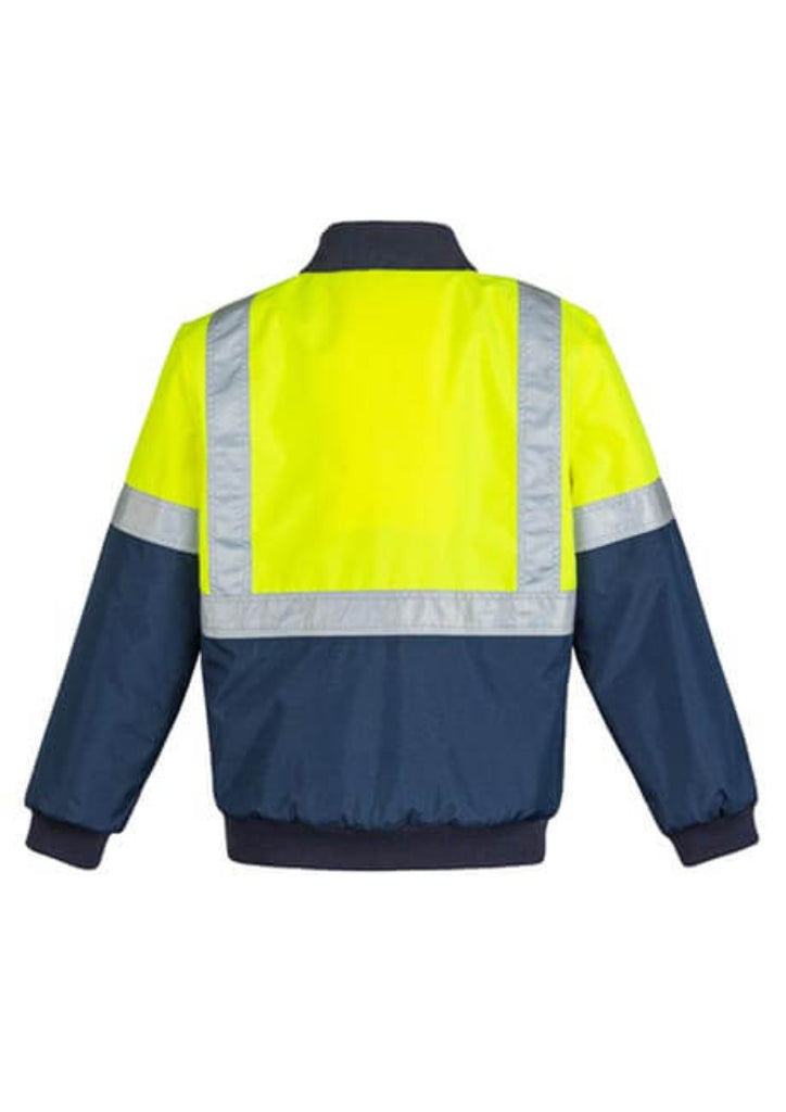 Syzmik Mens Hi Vis Quilted Flying Jacket (ZJ351)