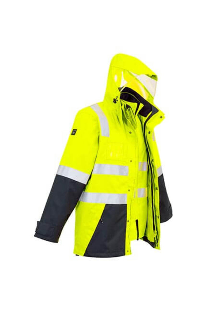 Syzmik  Mens Hi Vis 4 In 1 Waterproof Jacket (ZJ532)