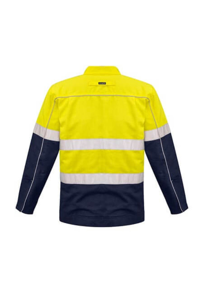 Syzmik ZJ590 Mens Hi Vis Cotton Drill Jacket