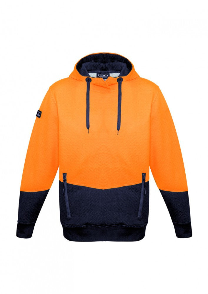 Syzmik Unisex Hi Vis Textured Jacquard Hoodie (ZT477)