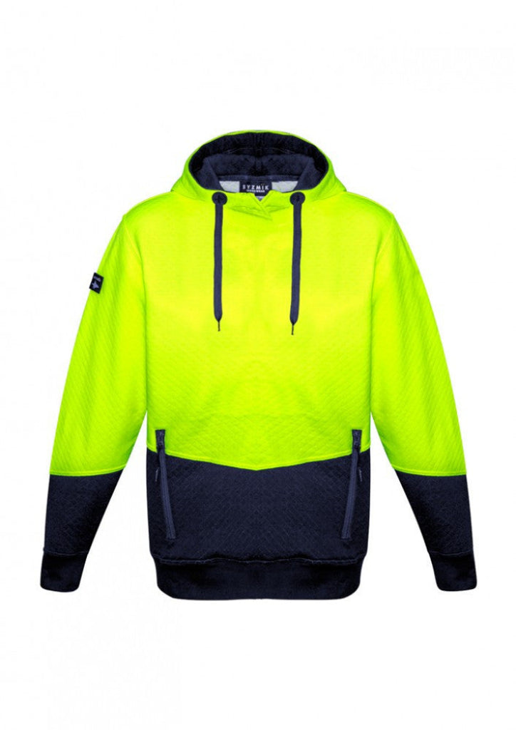 Syzmik Unisex Hi Vis Textured Jacquard Hoodie (ZT477)