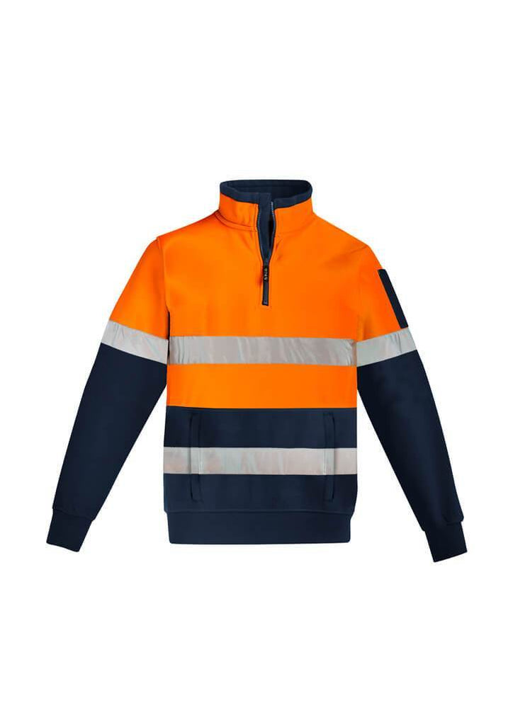 Syzmik Mens Hi Vis 1/4 Zip Pullover - Hoop Taped (ZT567)