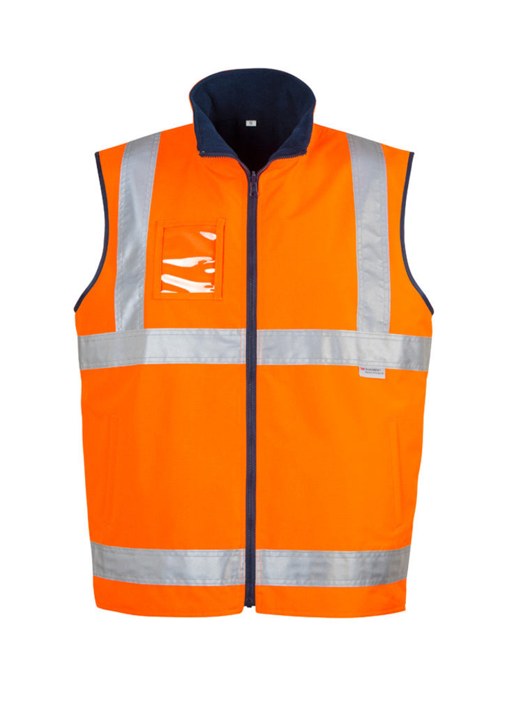 Syzmik Mens Hi Vis Lightweight Fleece Lined Vest (ZV358)