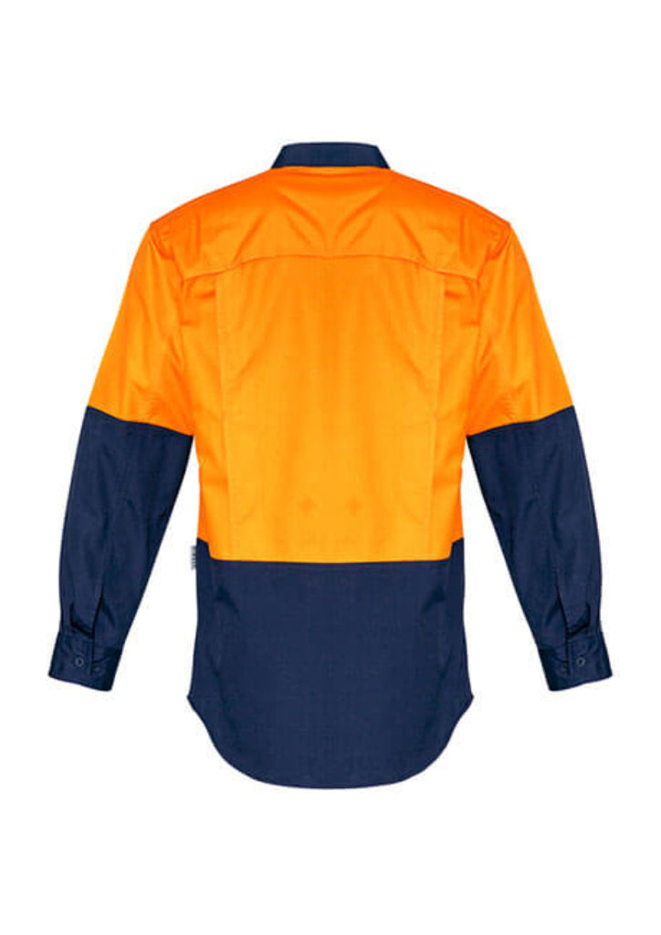 Syzmik Mens Rugged Cooling Hi Vis Spliced Shirt (ZW128)