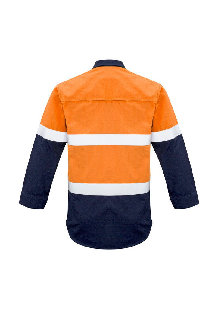 Syzmik Mens FR Hooped Taped Spliced Shirt (ZW132)