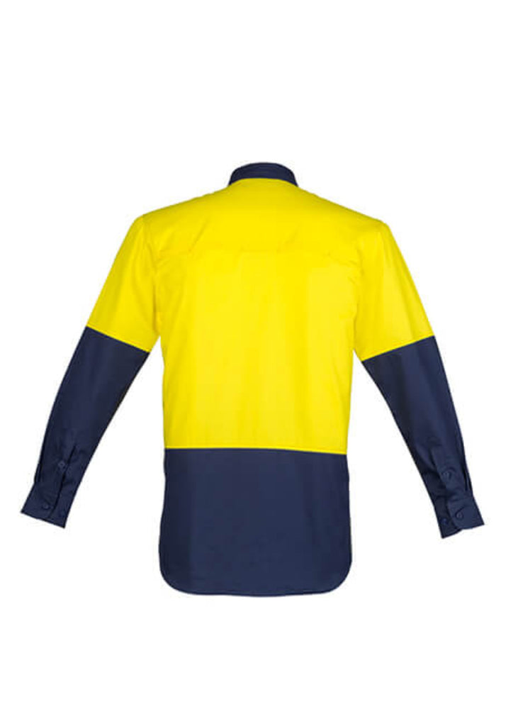 Syzmik Mens Hi Vis Closed Front Shirt (ZW560)