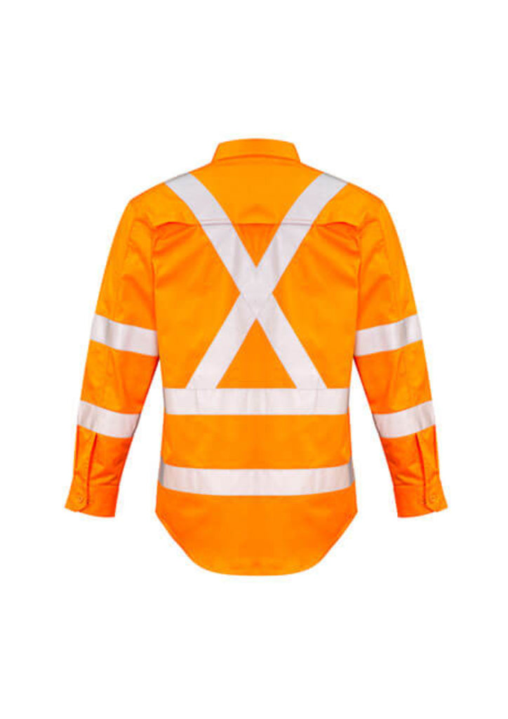 Syzmik Mens Hi Vis X Back Taped Shirt (ZW690)
