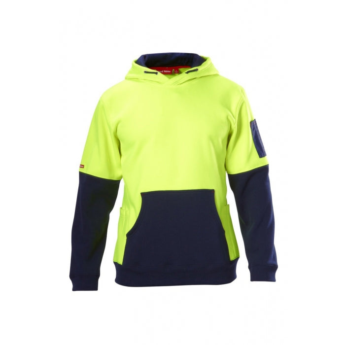 Hard Yakka  Hi-visibility Two Tone Brushed Fleece Hoodie (Y19325)