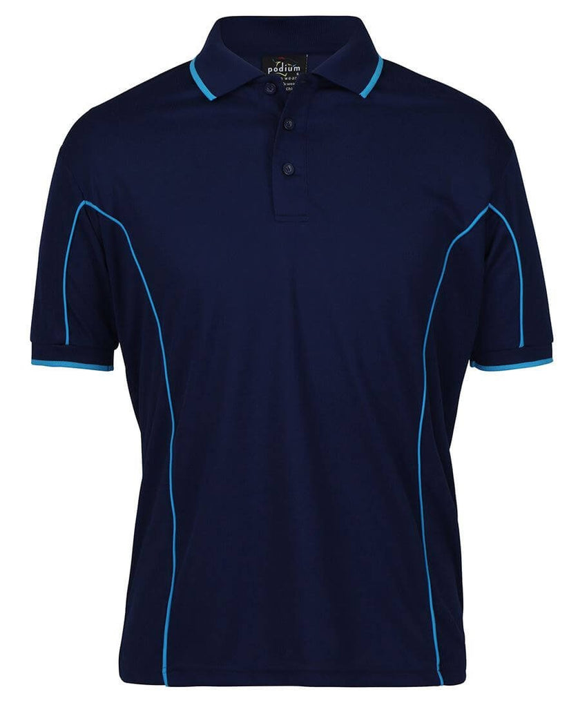 Jb's Adults Podium Short Sleeve Piping Polo(7PIP)