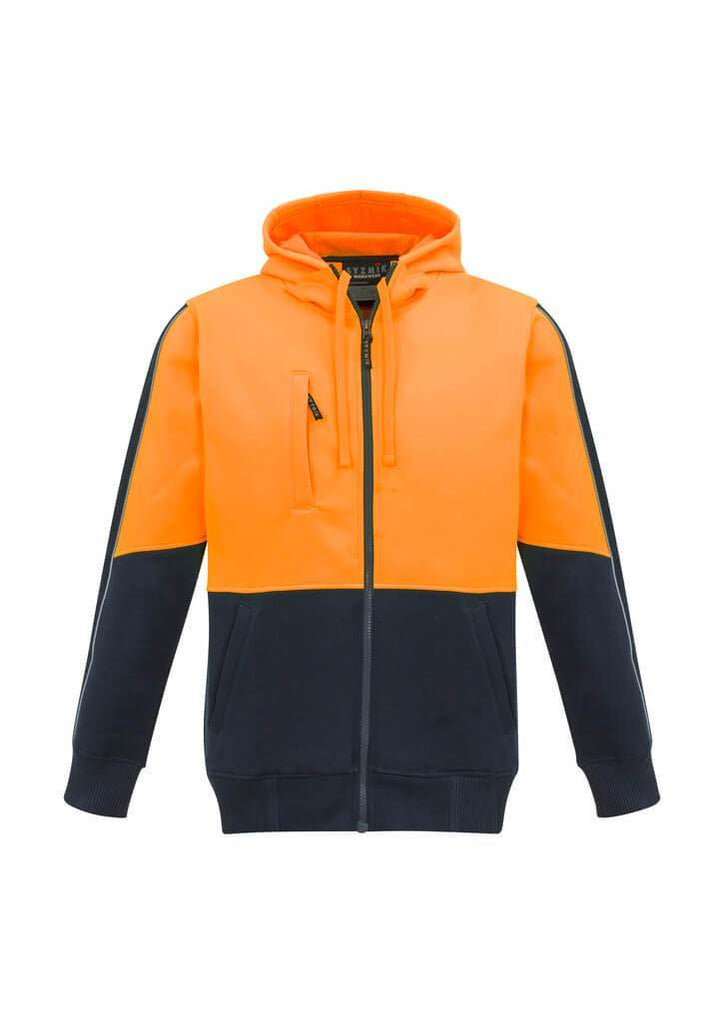 Syzmik Unisex Hi Vis Full Zip Hoodie (ZT485)