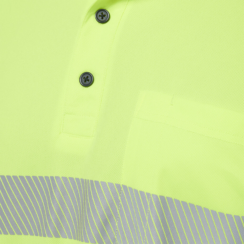 Hard Yakka Men's Short Sleeve Hi Vis Taped Polo (Y19618)