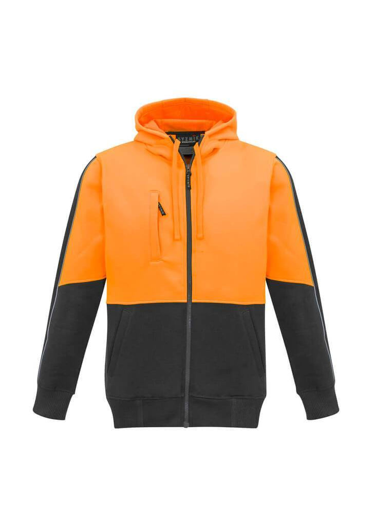 Syzmik Unisex Hi Vis Full Zip Hoodie (ZT485)