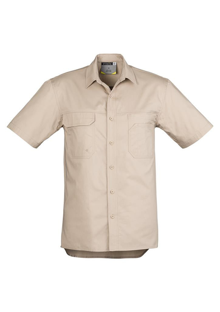 Syzmik Mens Light Weight Tradie S/S Shirt (ZW120)